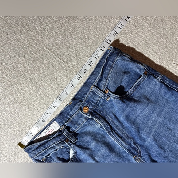 GAP High Rise '90s Loose Blue Straight Jeans - Picture 3 of 9